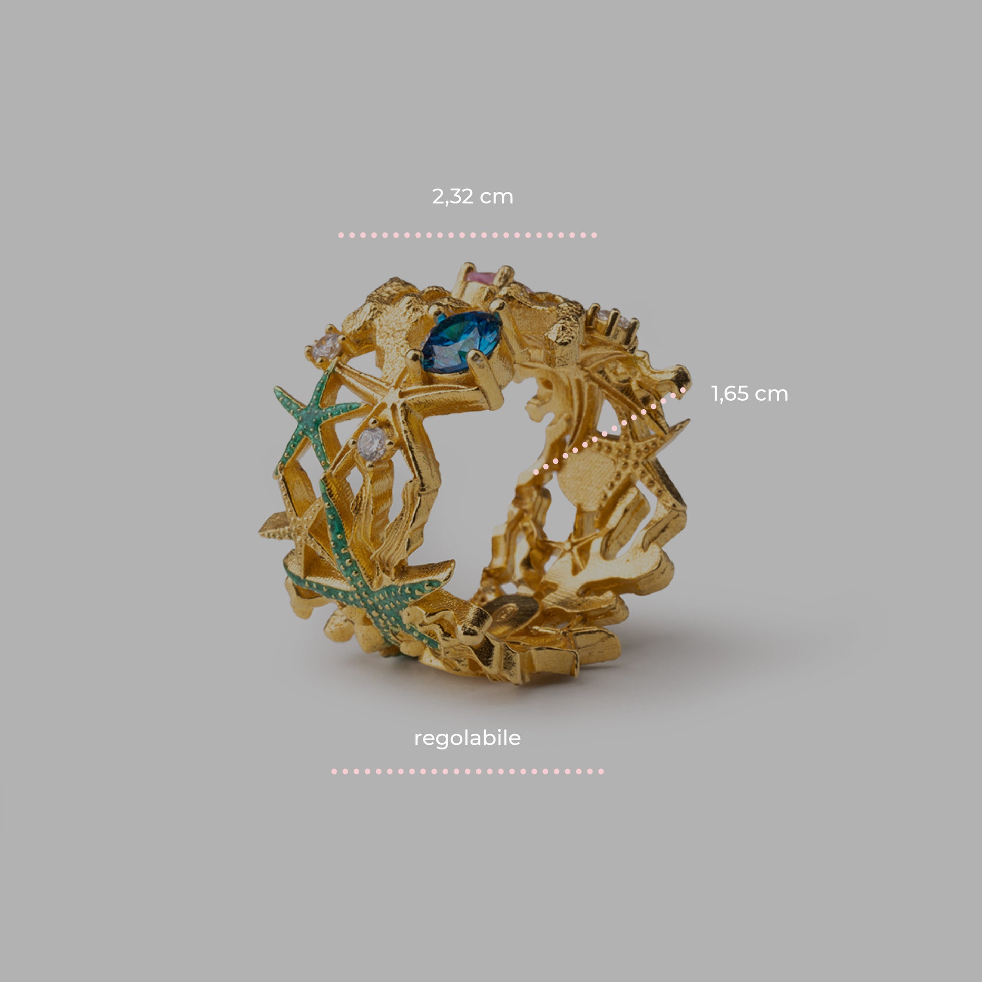 Anello Stelle di Mare