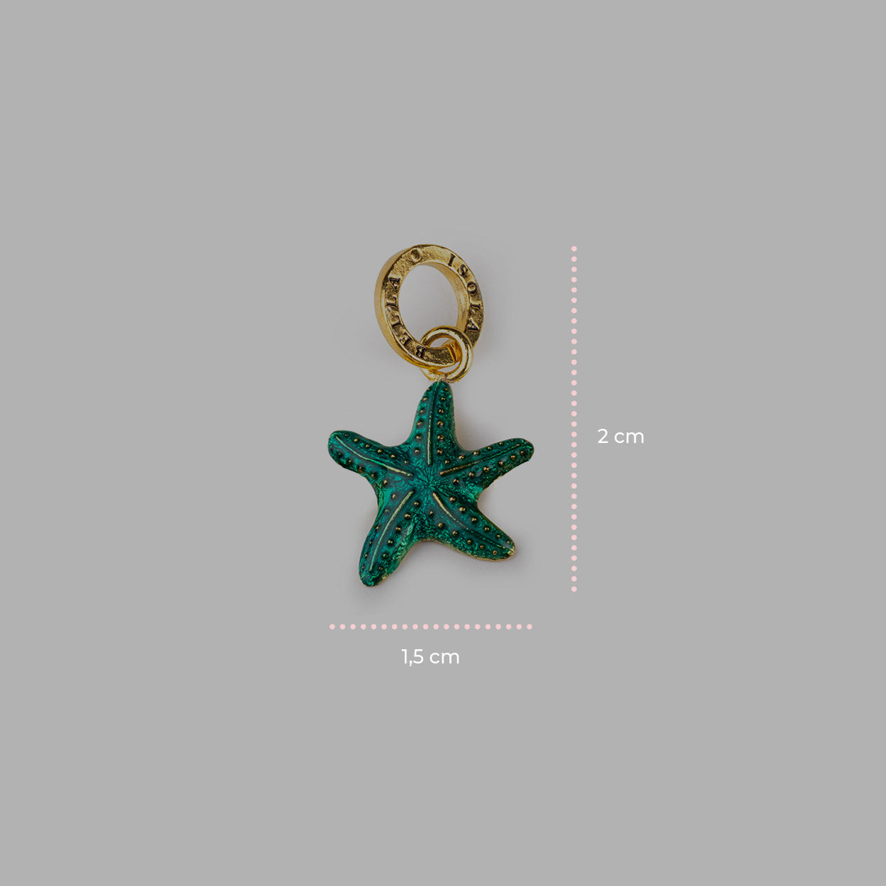 Turquoise Starfish Charm
