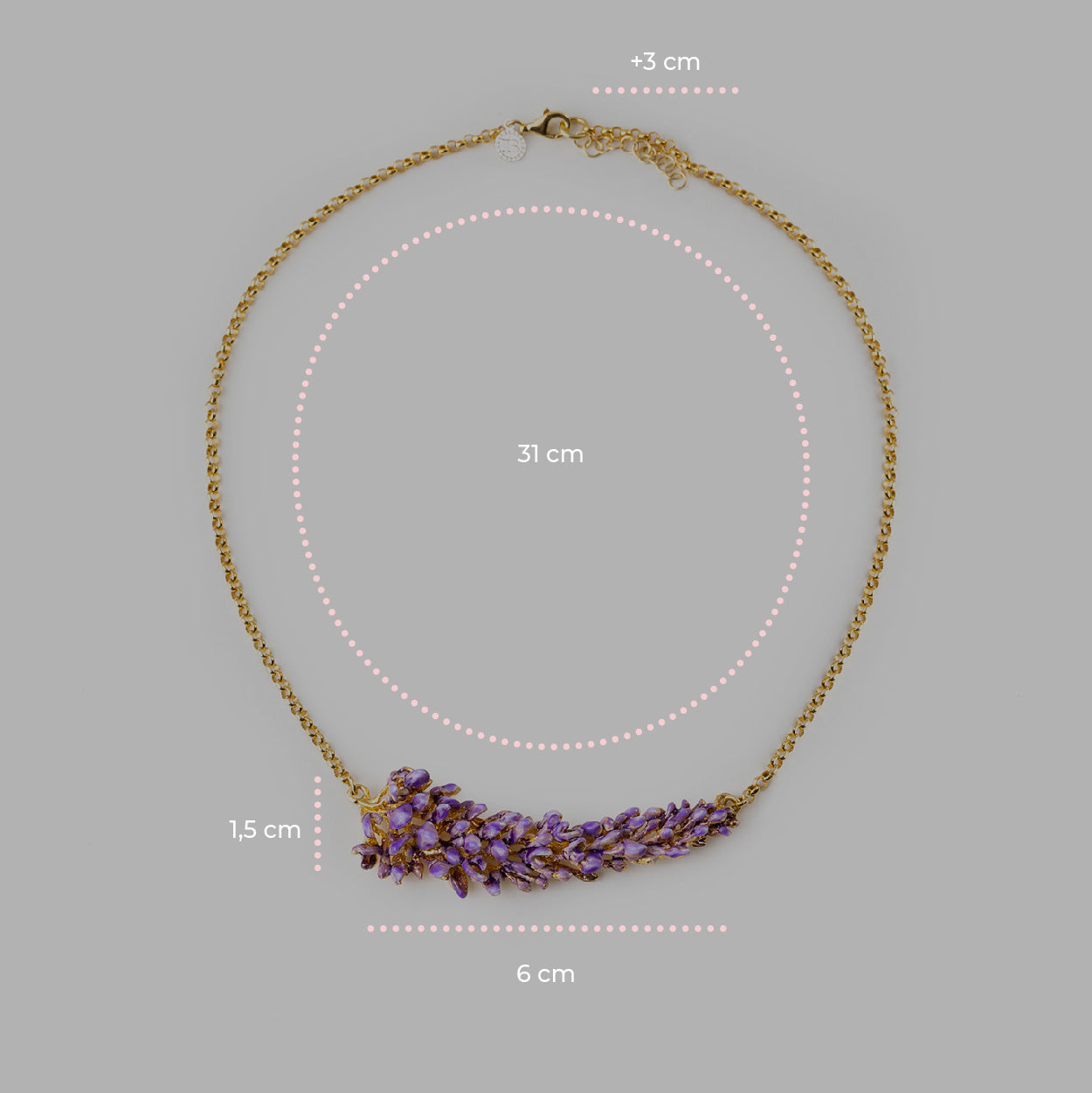 Mini Collier Glicine