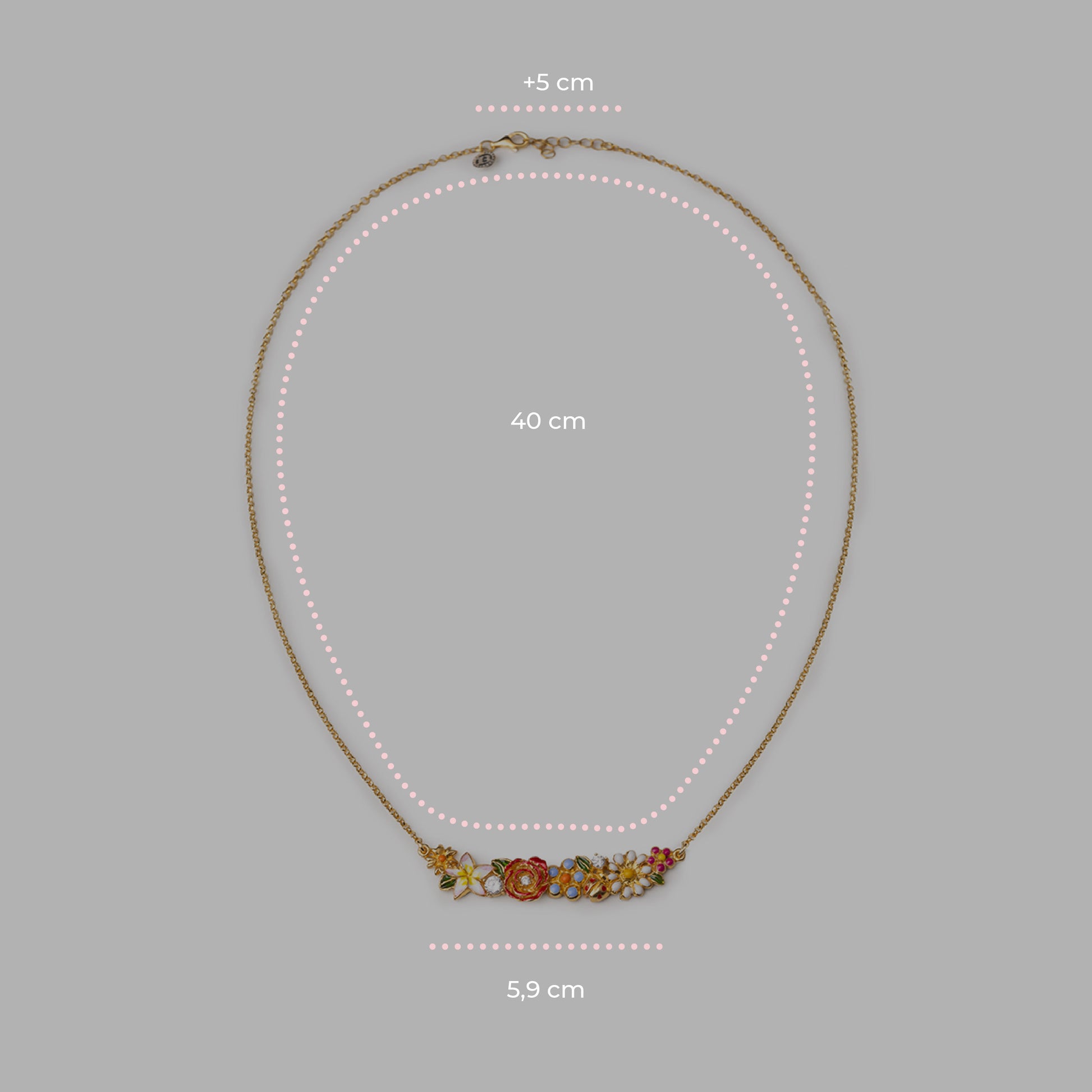 Mini Flower Garden Necklace