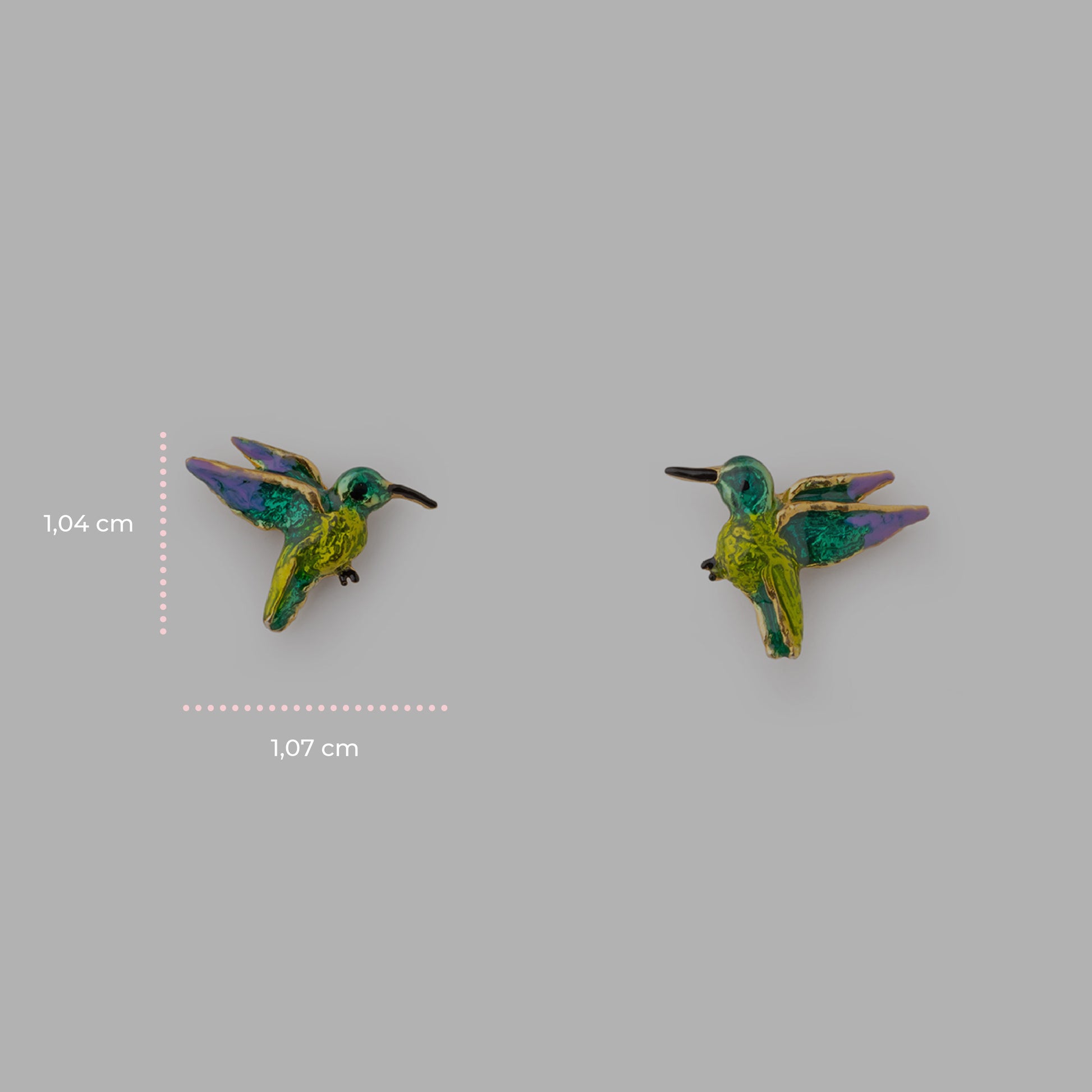 Mini Hummingbird Earrings