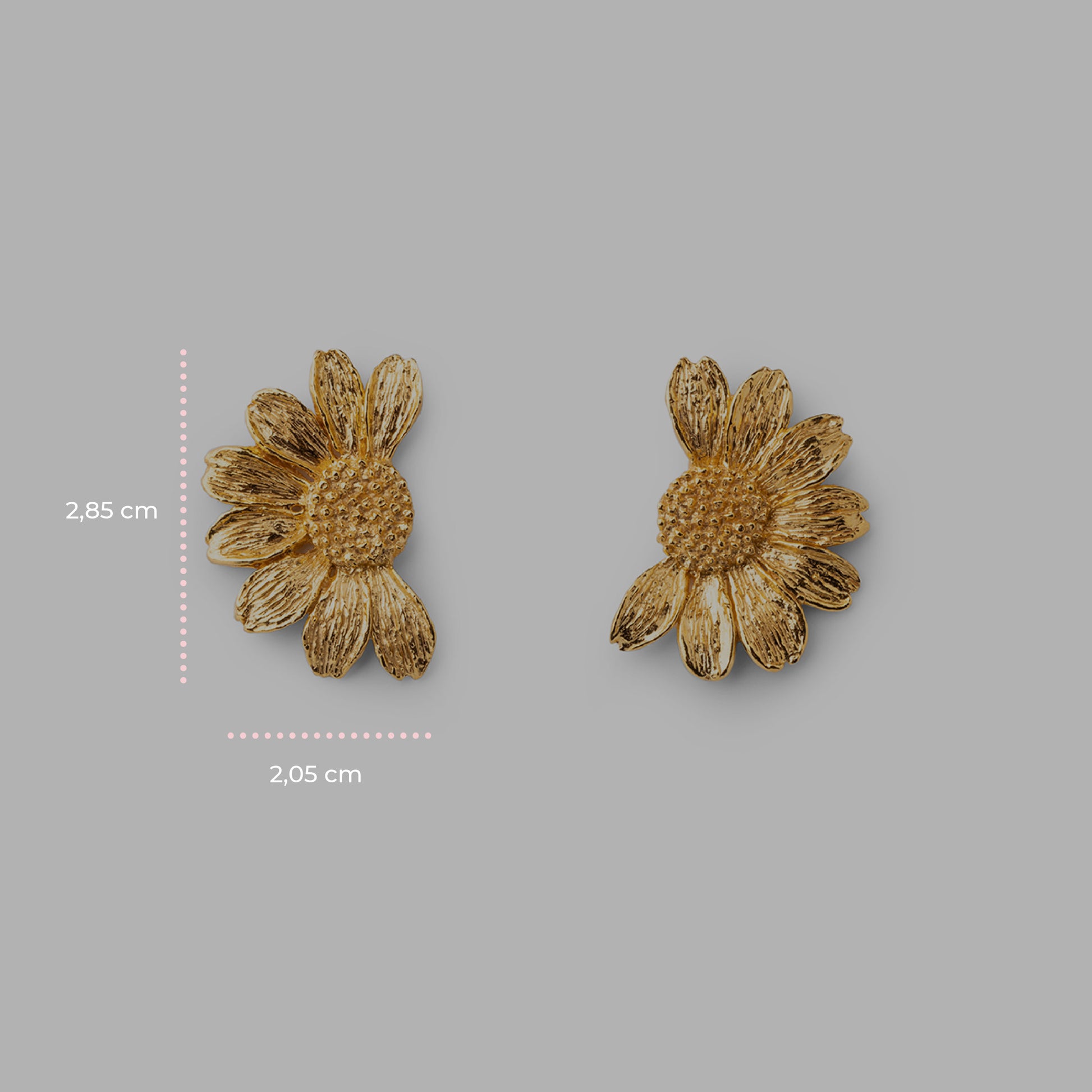 Ohrringe Margerite Gold