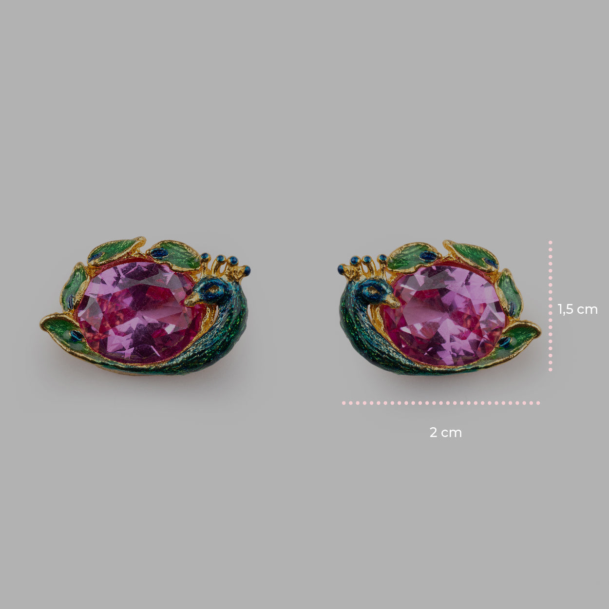 Peacock Earrings