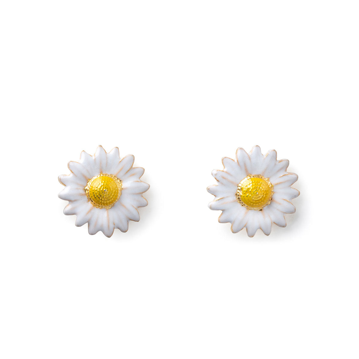 Mini-Gänseblümchen-Ohrringe