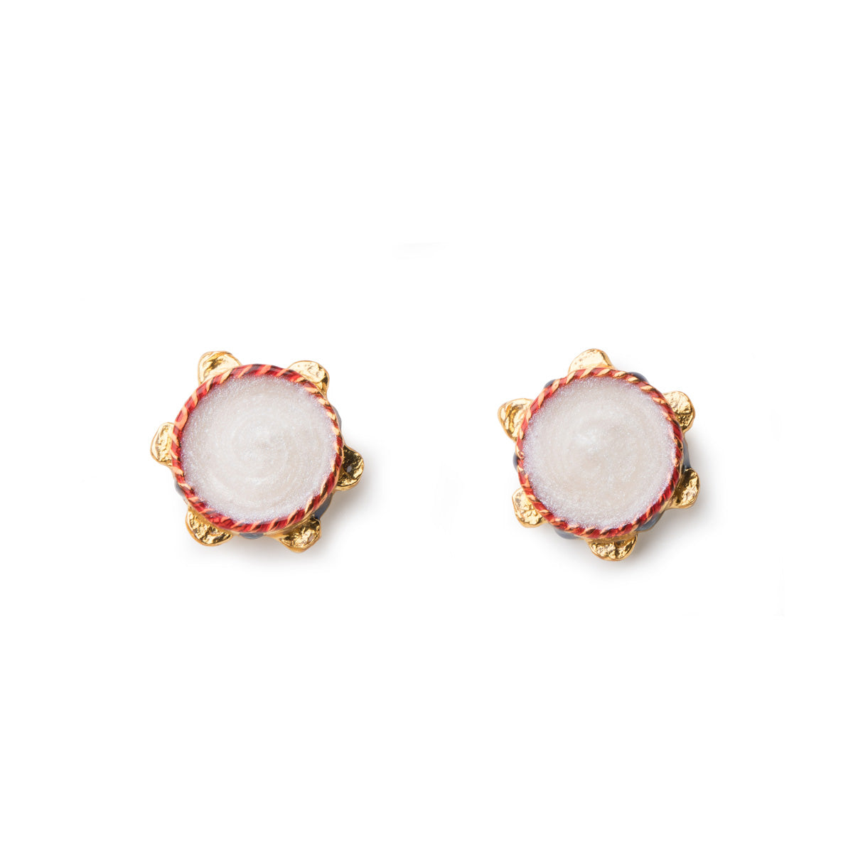 Mini Tambourine Earrings